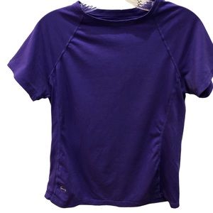 L-RL Lauren Purple Activewear Top